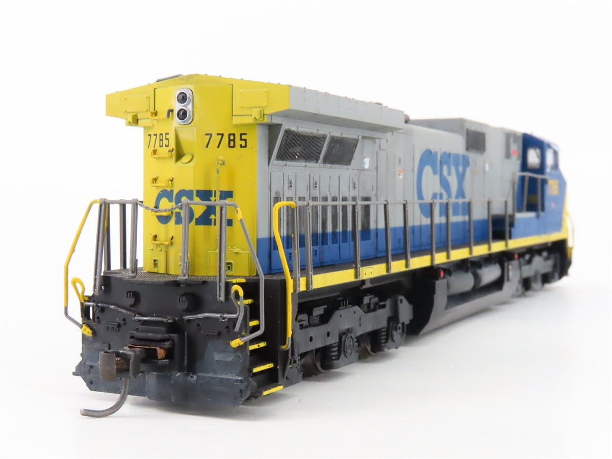 HO KATO 37-1308 CSX GE C44-9W &quot;Dash 9&quot; Diesel Custom Rd #7785 w/ DCC - Weathered