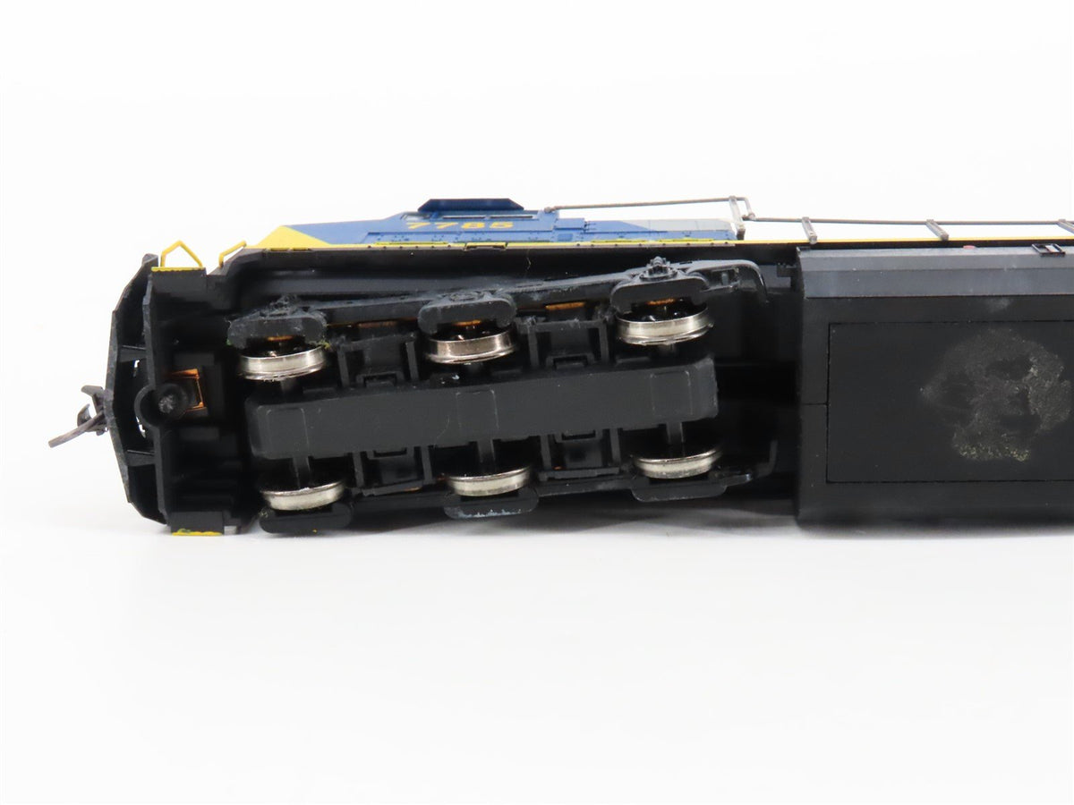 HO KATO 37-1308 CSX GE C44-9W &quot;Dash 9&quot; Diesel Custom Rd #7785 w/ DCC - Weathered