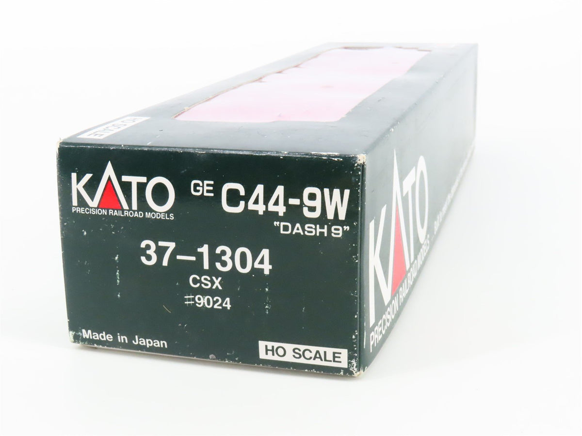 HO KATO 37-1304 CSX GE C44-9W &quot;Dash 9&quot; Diesel Custom Rd #9027 w/ DCC - Weathered