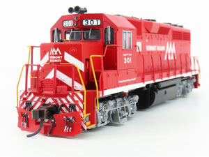 HO Scale Atlas Master 9198 VTR Vermont EMD GP40 Low Nose Diesel #301 w/ DCC