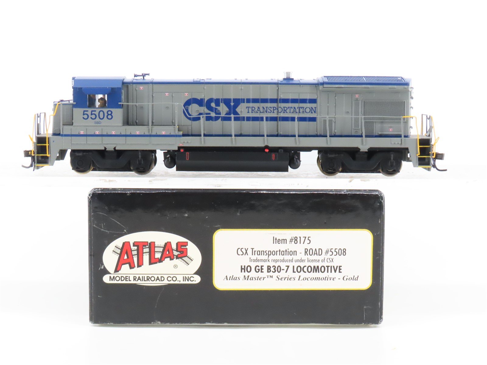 HO Scale Atlas Master 8175 CSX GE B30-7 Diesel Locomotive #5508 w/ DCC & Sound
