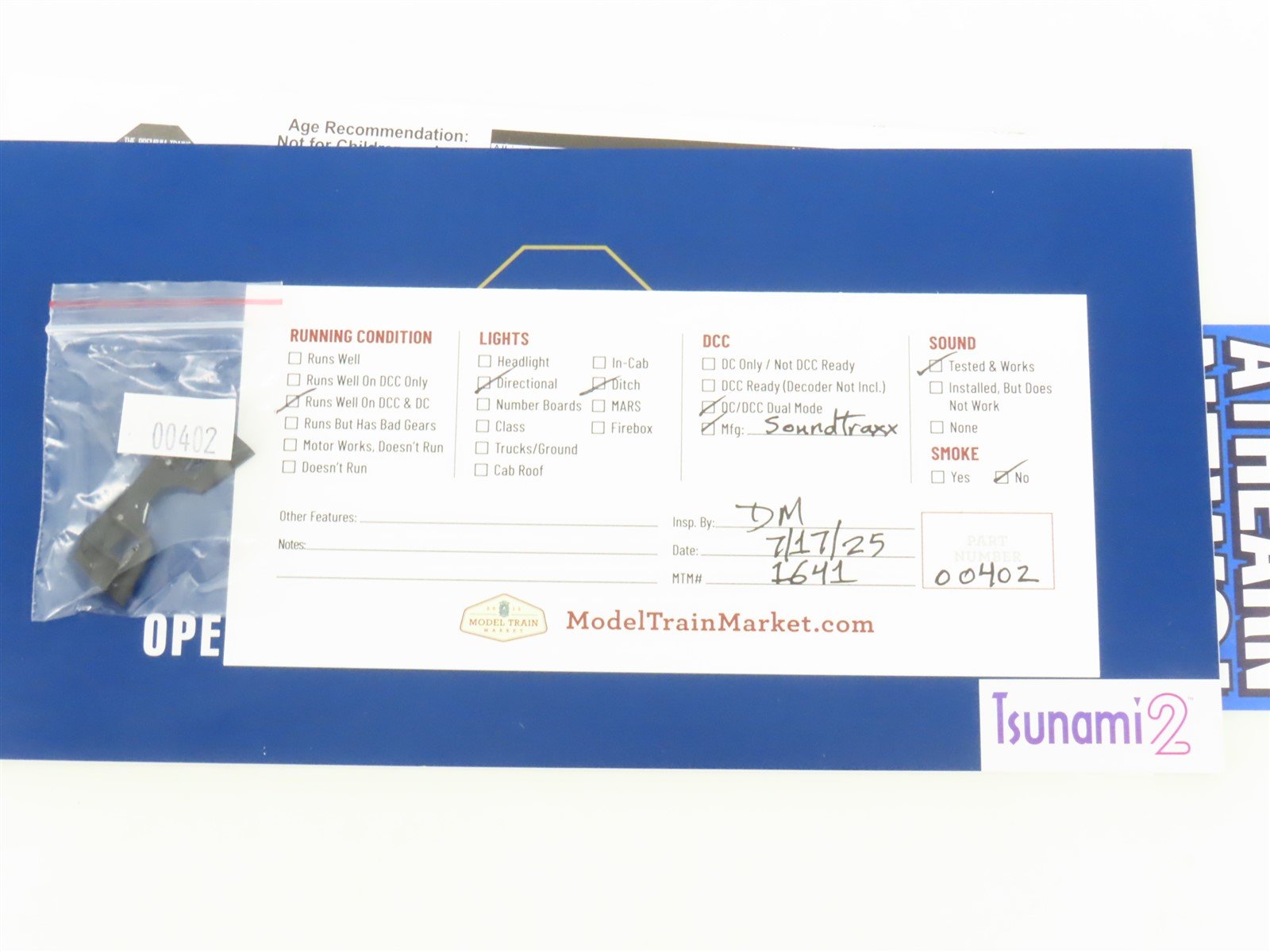 HO Athearn Genesis ATHG69355 CSX / Electro-Motive SD70M Diesel #4696 DCC & Sound