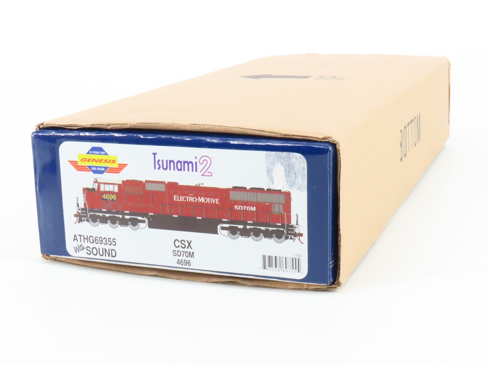 HO Athearn Genesis ATHG69355 CSX / Electro-Motive SD70M Diesel #4696 DCC & Sound