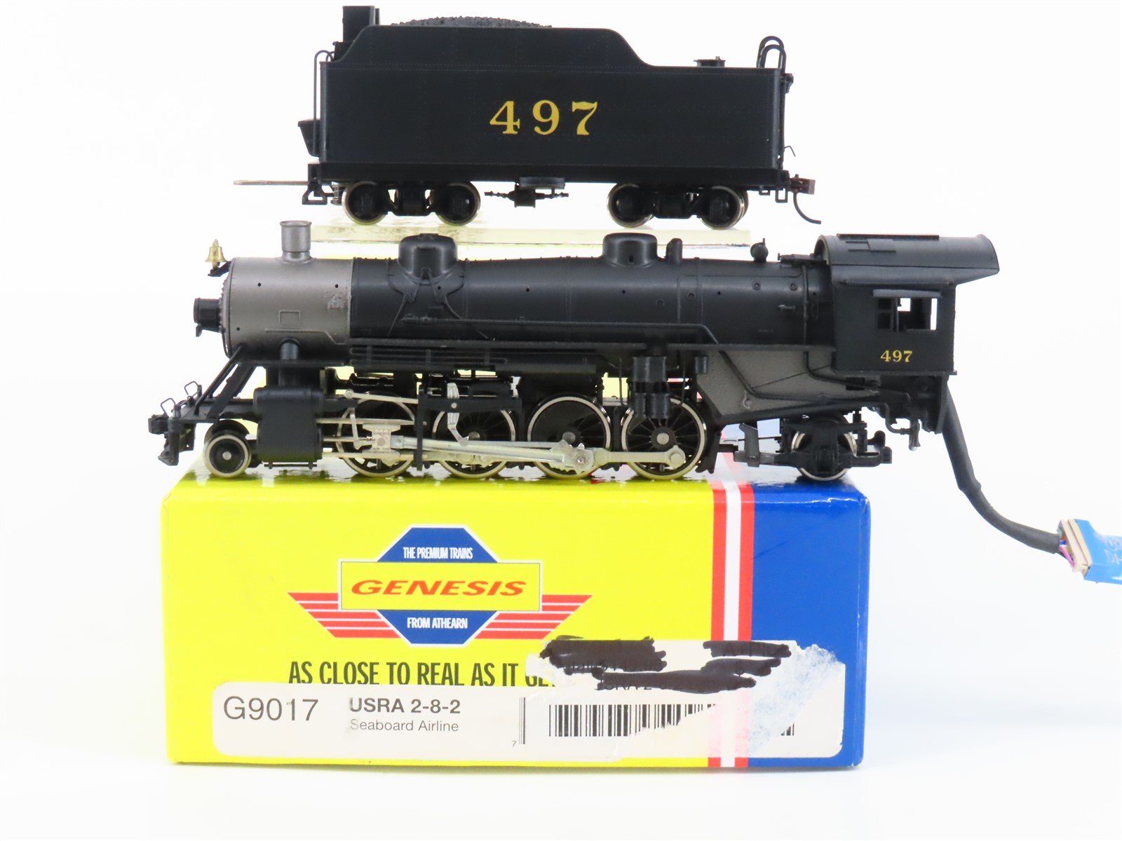 HO Athearn Genesis G9017 SAL Seaboard Air Line USRA 2-8-2 Steam #497 w/ DCC