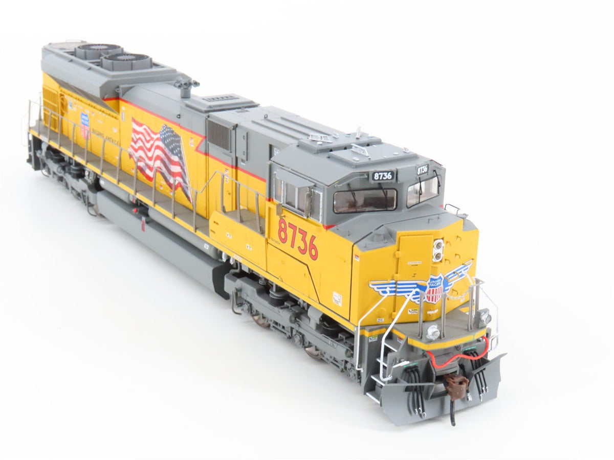 HO Scale Athearn Genesis ATHG68896 UP &quot;Flag&quot; SD70Ace Diesel #8736 w/ DCC &amp; Sound
