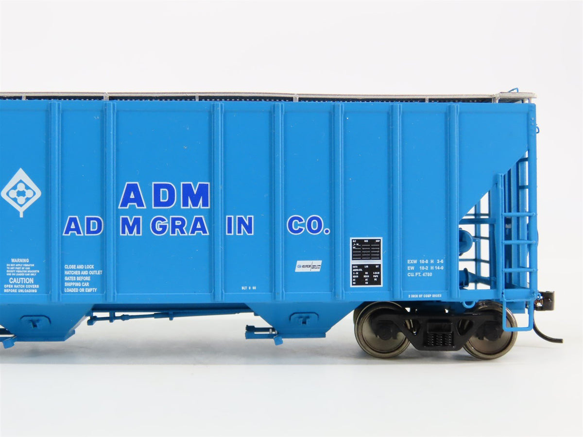 HO Scale Walthers UELX ADM Grain 3-Bay Covered Hopper #30373