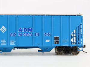 HO Scale Walthers UELX ADM Grain 3-Bay Covered Hopper #30373