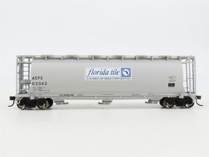 HO Scale Atlas ACFX Florida Tile 3-Bay Covered Hopper #62042