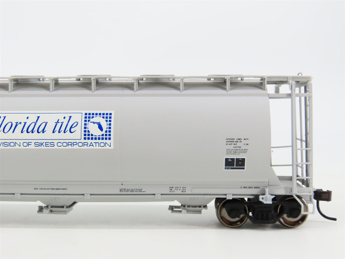 HO Scale Atlas ACFX Florida Tile 3-Bay Covered Hopper #62042