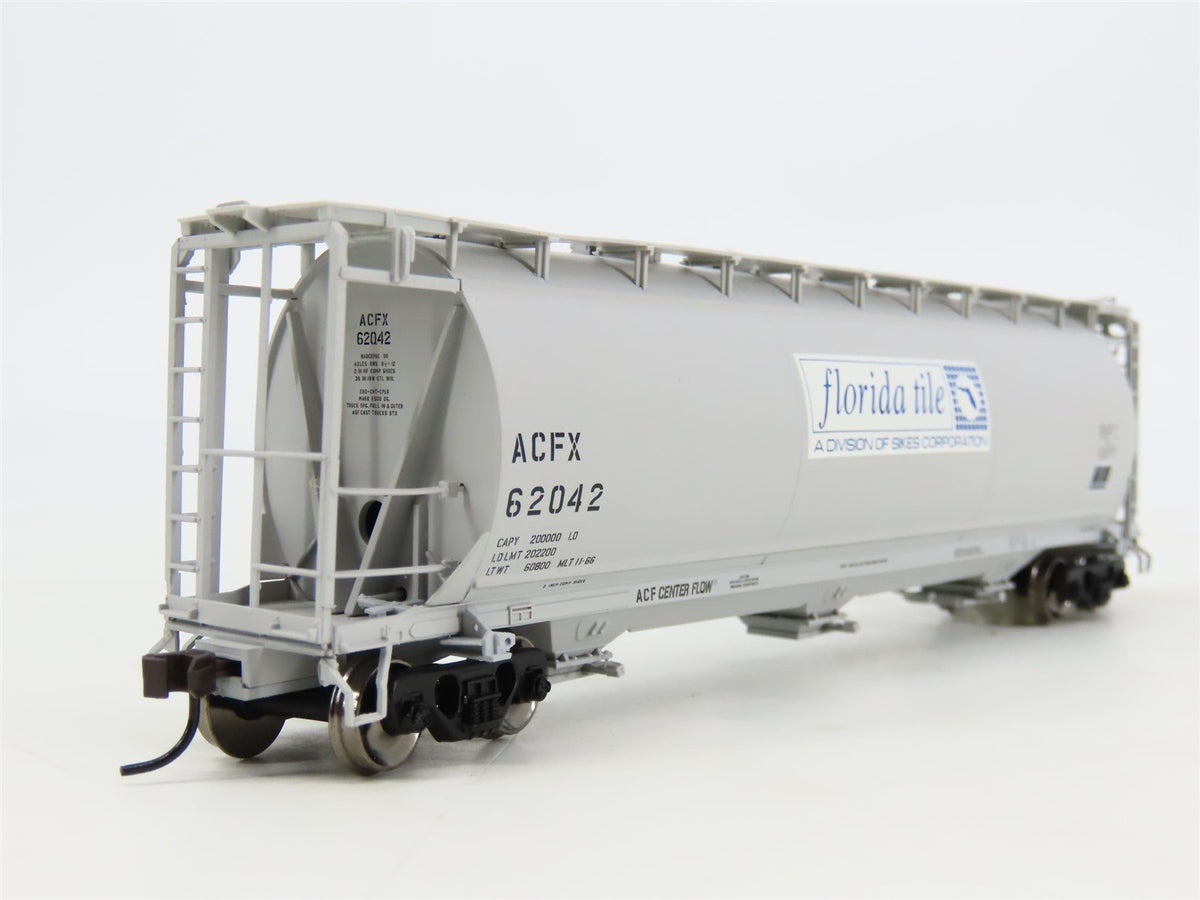 HO Scale Atlas ACFX Florida Tile 3-Bay Covered Hopper #62042