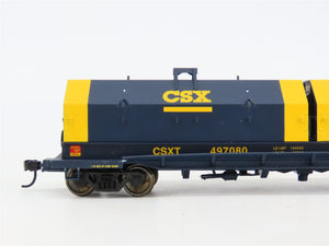 HO Scale Walthers CSXT Chessie System Cushion Coil Car #497080