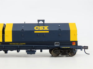 HO Scale Walthers CSXT Chessie System Cushion Coil Car #497080