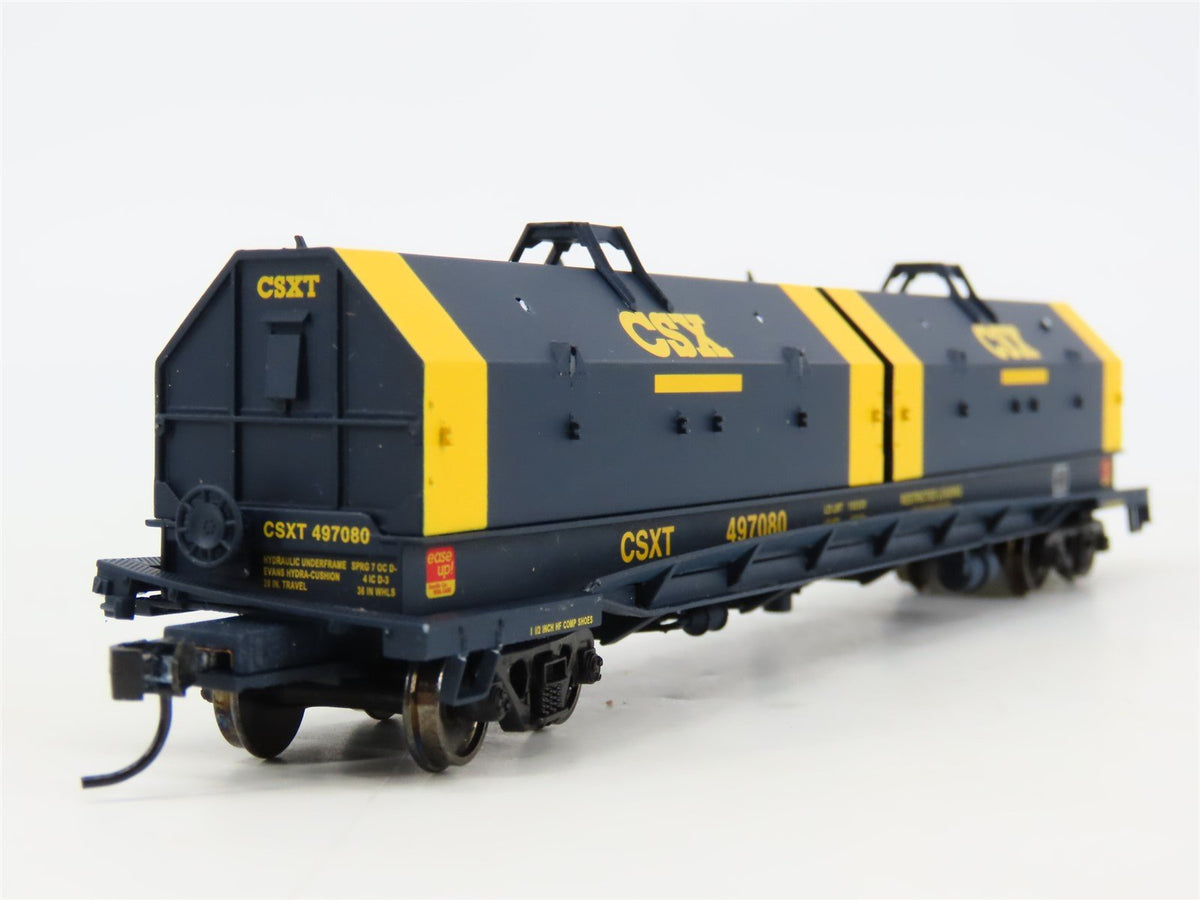 HO Scale Walthers CSXT Chessie System Cushion Coil Car #497080