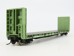 HO Scale Walthers AC Algoma Central 50' Bulkhead Flat Car #2467