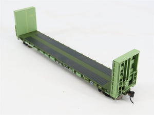HO Scale Walthers AC Algoma Central 50' Bulkhead Flat Car #2467