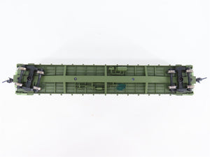 HO Scale Walthers AC Algoma Central 50' Bulkhead Flat Car #2467