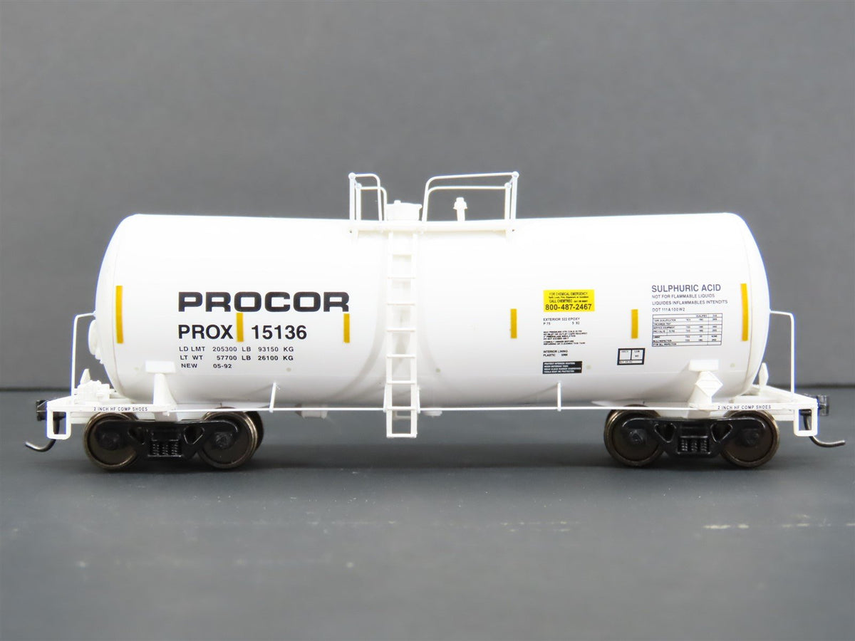HO Scale Walthers PROX Procor Sulphuric Acid Tank Car #15136