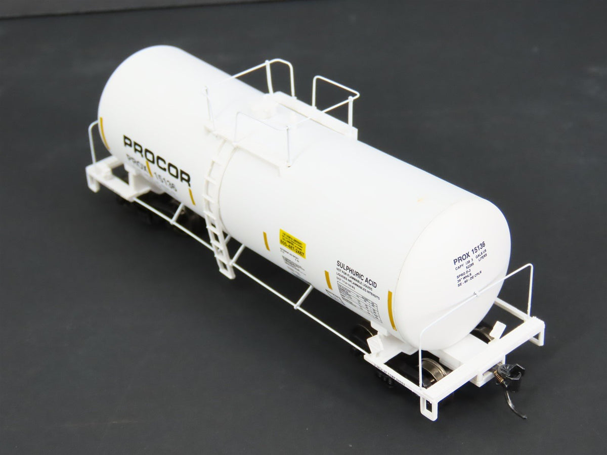 HO Scale Walthers PROX Procor Sulphuric Acid Tank Car #15136