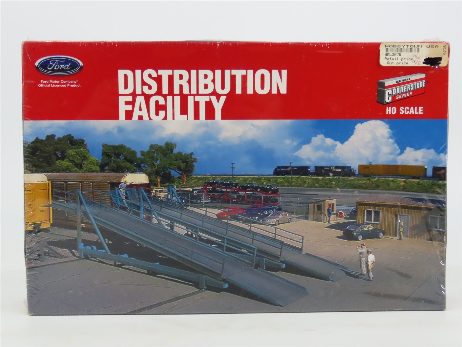 HO 1/87 Scale Walthers Kit #933-3076 Ford Distribution Facility - Sealed