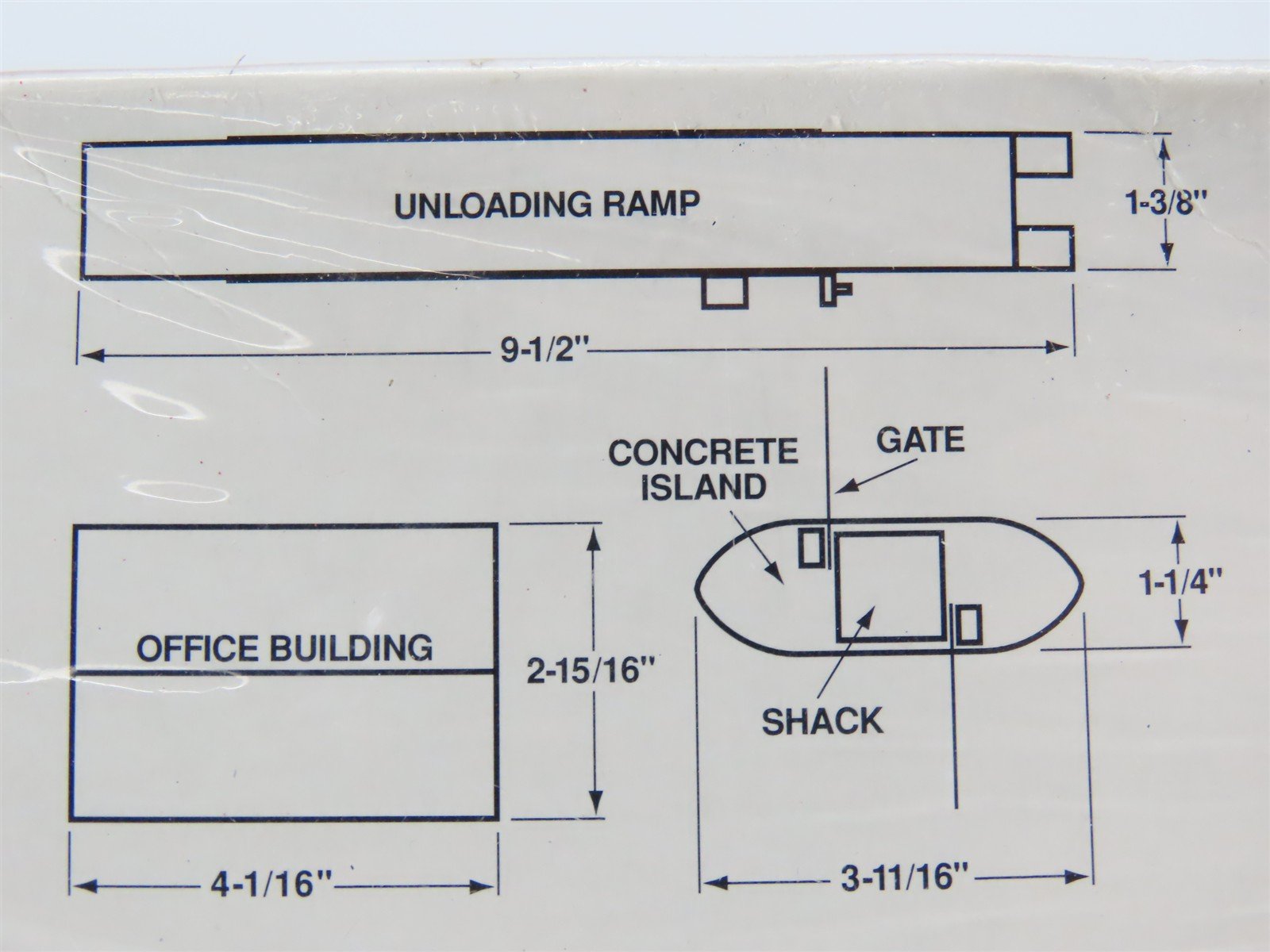 HO 1/87 Scale Walthers Kit #933-3076 Ford Distribution Facility - Sealed