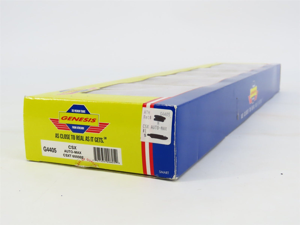HO Scale Athearn Genesis G4405 CSX Auto-Max Auto Carrier #600002