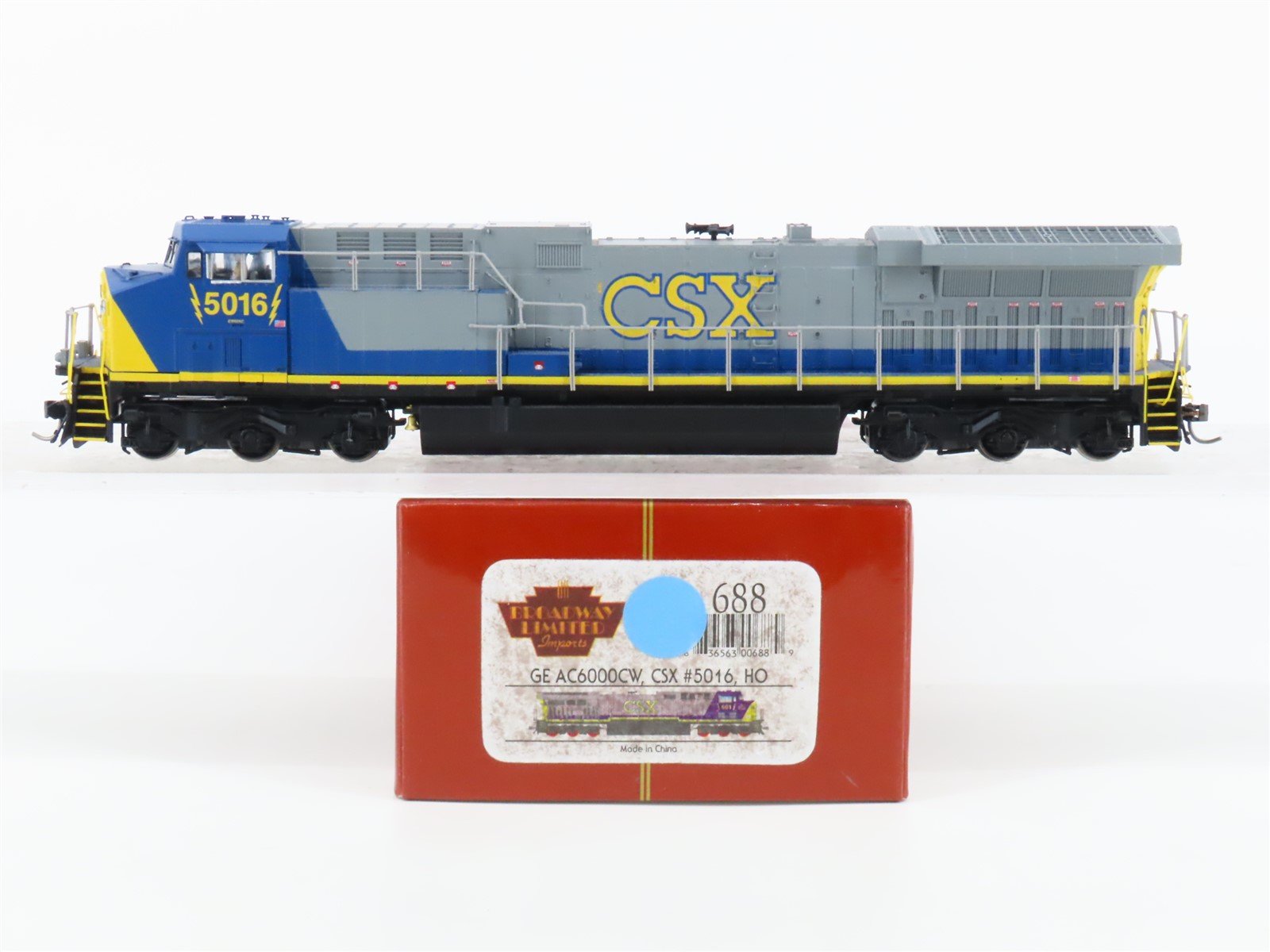 HO Broadway Limited BLI 688 CSX Railway AC6000CW Diesel Loco #5016 w/DCC & Sound