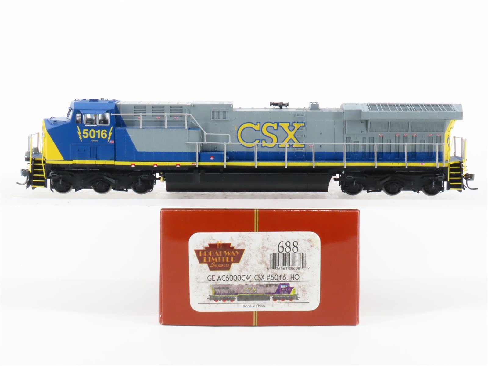 HO Broadway Limited BLI 688 CSX Railway AC6000CW Diesel Loco #5016 w/DCC & Sound