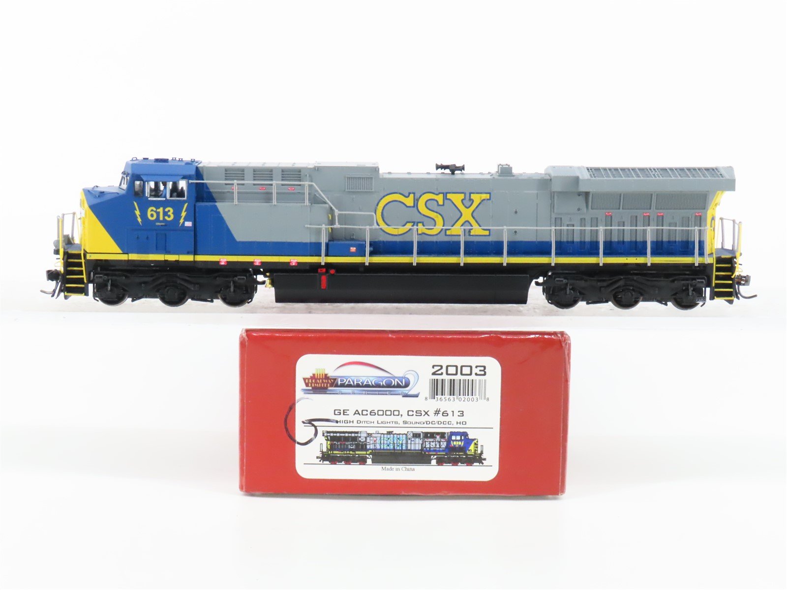 HO Broadway Limited BLI 2003 CSX Railway AC6000CW Diesel Loco #613 w/Paragon2