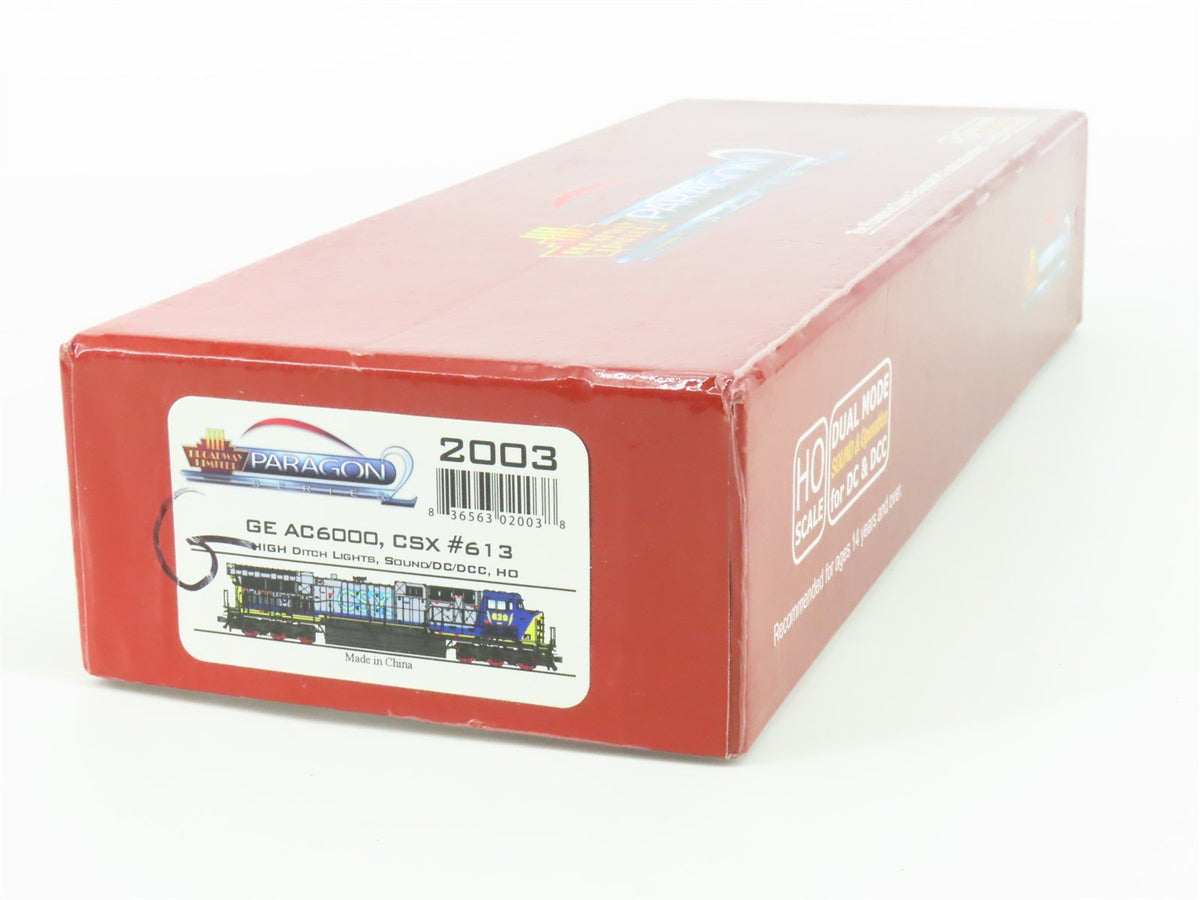 HO Broadway Limited BLI 2003 CSX Railway AC6000CW Diesel Loco #613 w/Paragon2