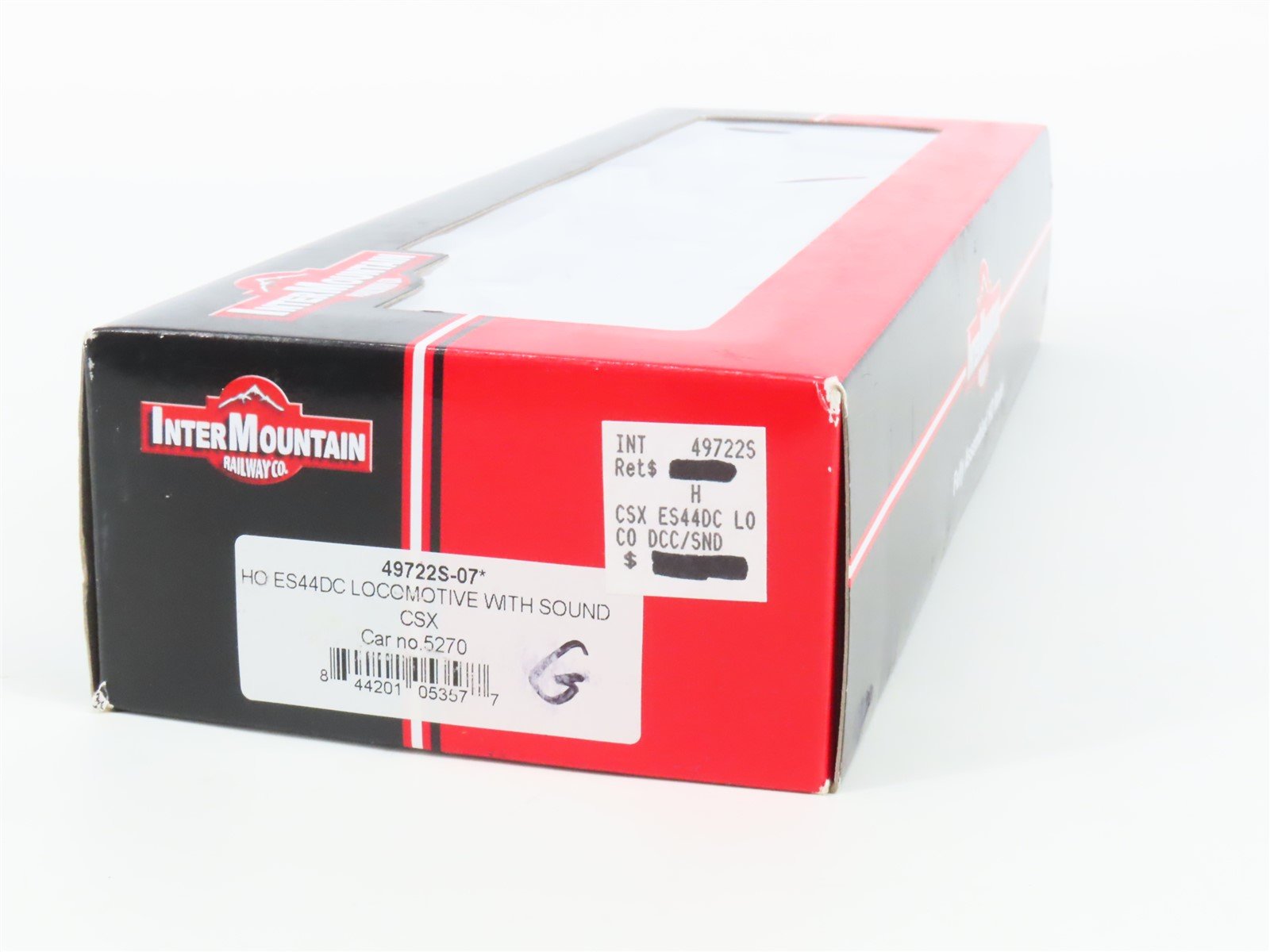 HO Scale Intermountain 49722S-07 CSX ES44DC Diesel Locomotive #5270 wDCC & Sound