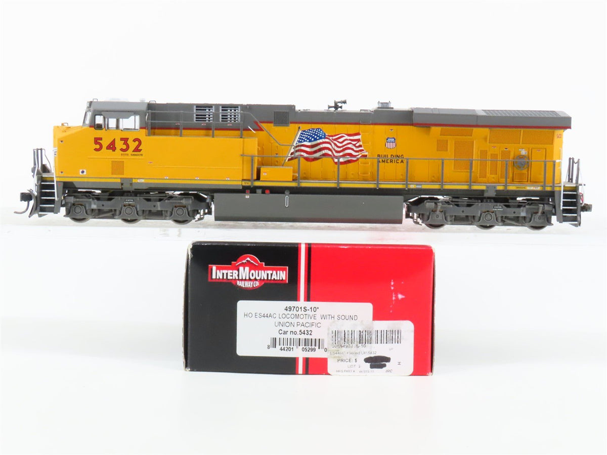 HO Scale Intermountain 49701S-10 UP ES44AC Diesel Locomotive #5432 wDCC &amp; Sound