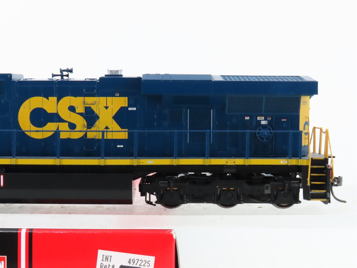 HO Scale Intermountain 49722S-06 CSX ES44DC Diesel Locomotive #5251 wDCC &amp; Sound