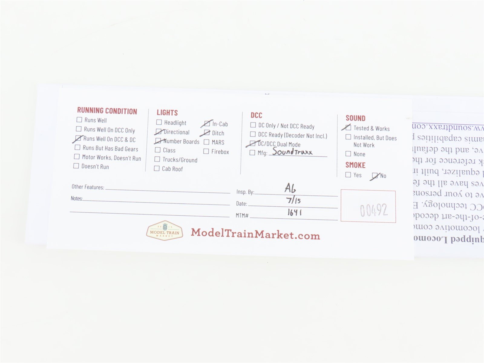HO Scale Intermountain 49722S-06 CSX ES44DC Diesel Locomotive #5251 wDCC & Sound