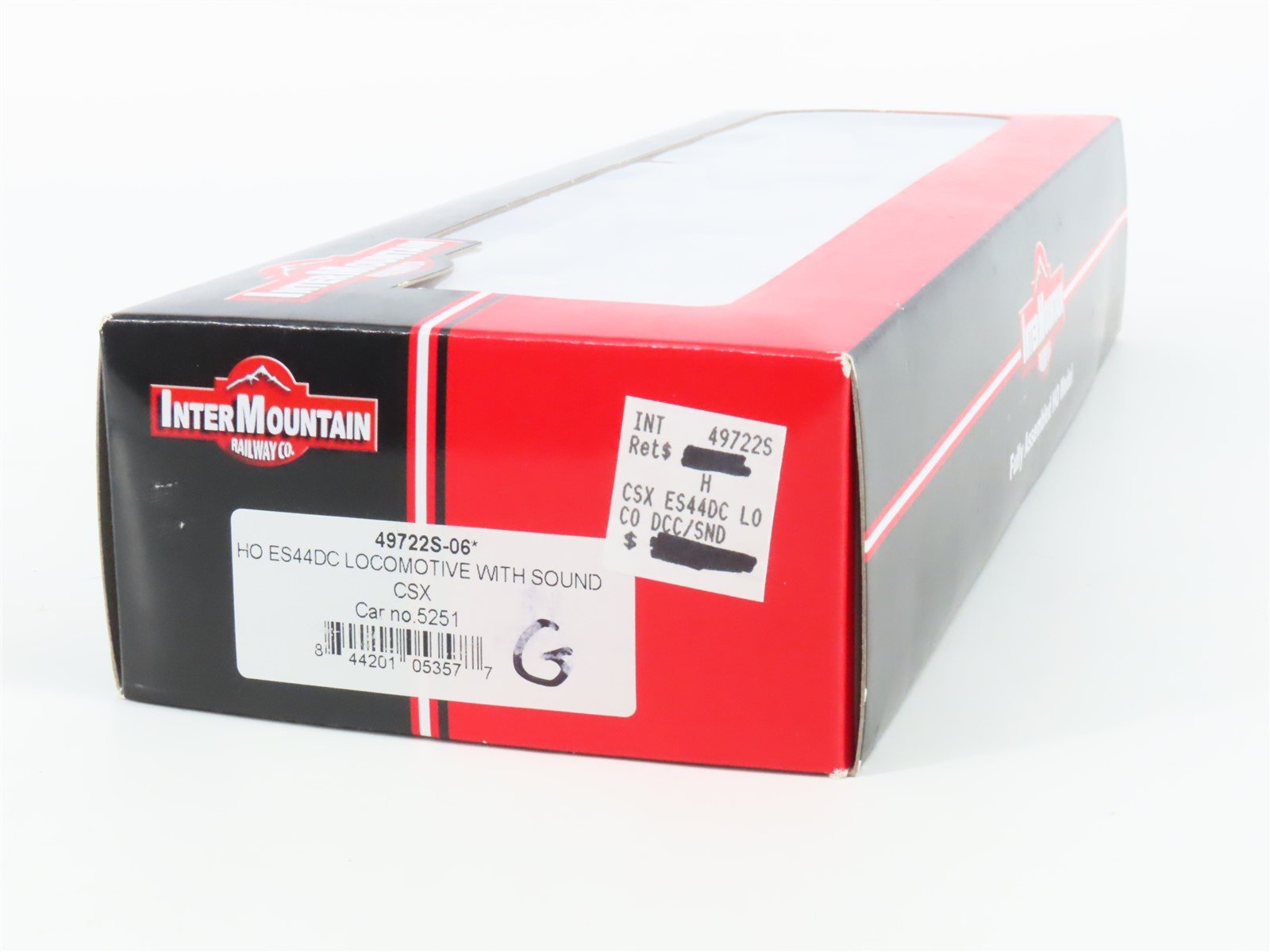 HO Scale Intermountain 49722S-06 CSX ES44DC Diesel Locomotive #5251 wDCC & Sound