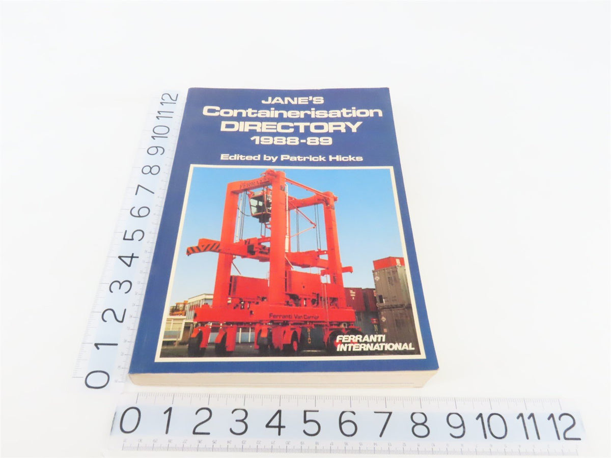 Jane&#39;s Containerisation Directory 1988-89 by Patrick Hicks, Editor ©1988 SC Book