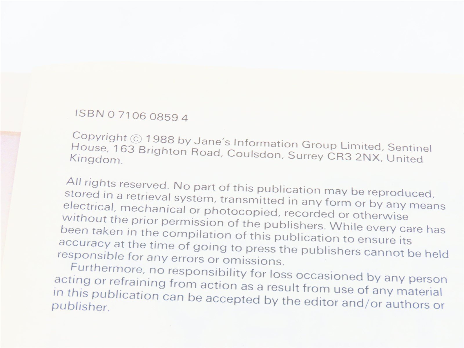 Jane's Containerisation Directory 1988-89 by Patrick Hicks, Editor ©1988 SC Book