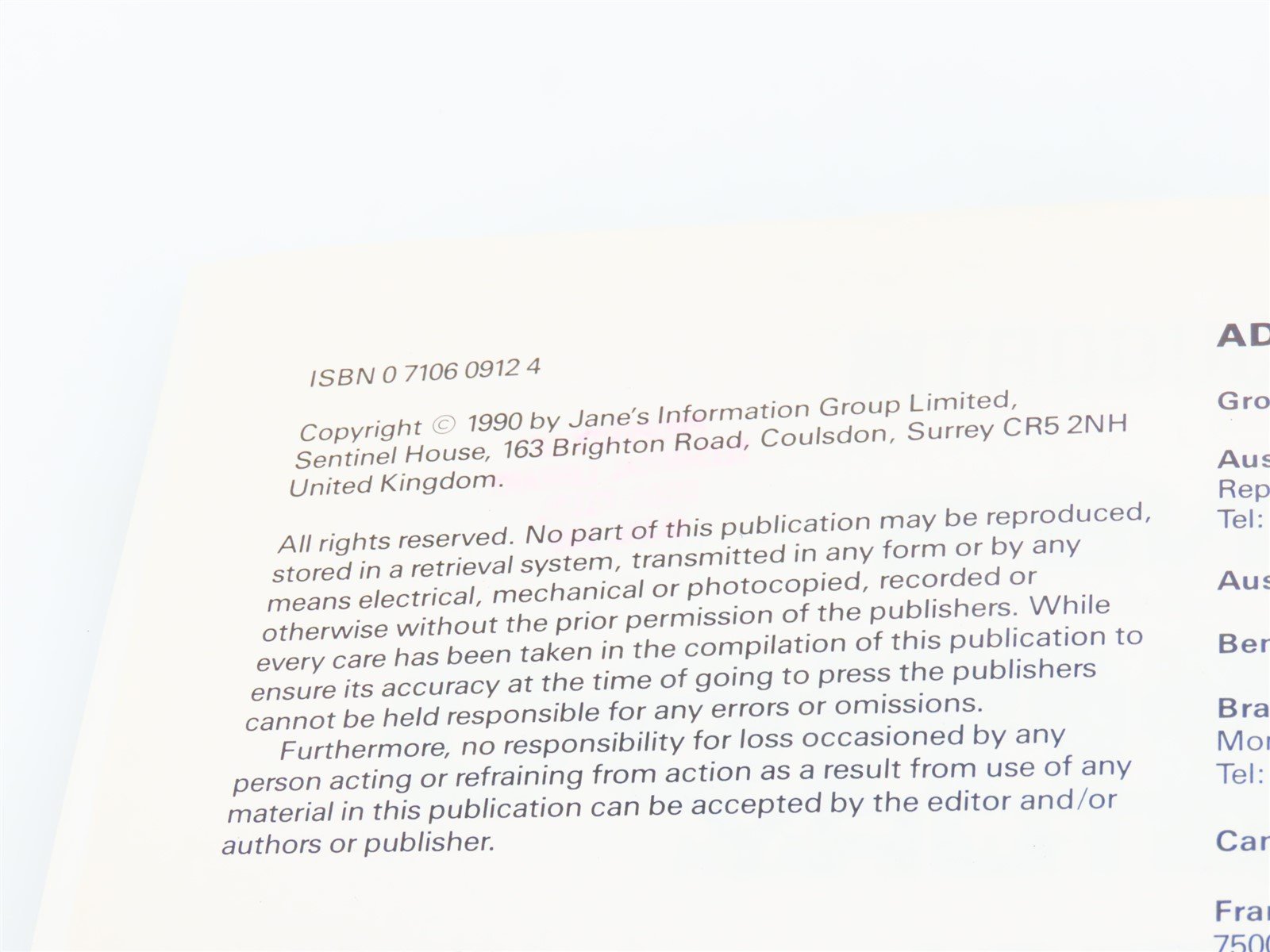 Jane's Containerisation Directory 1990-91 by Patrick Hicks, Editor ©1990 SC Book