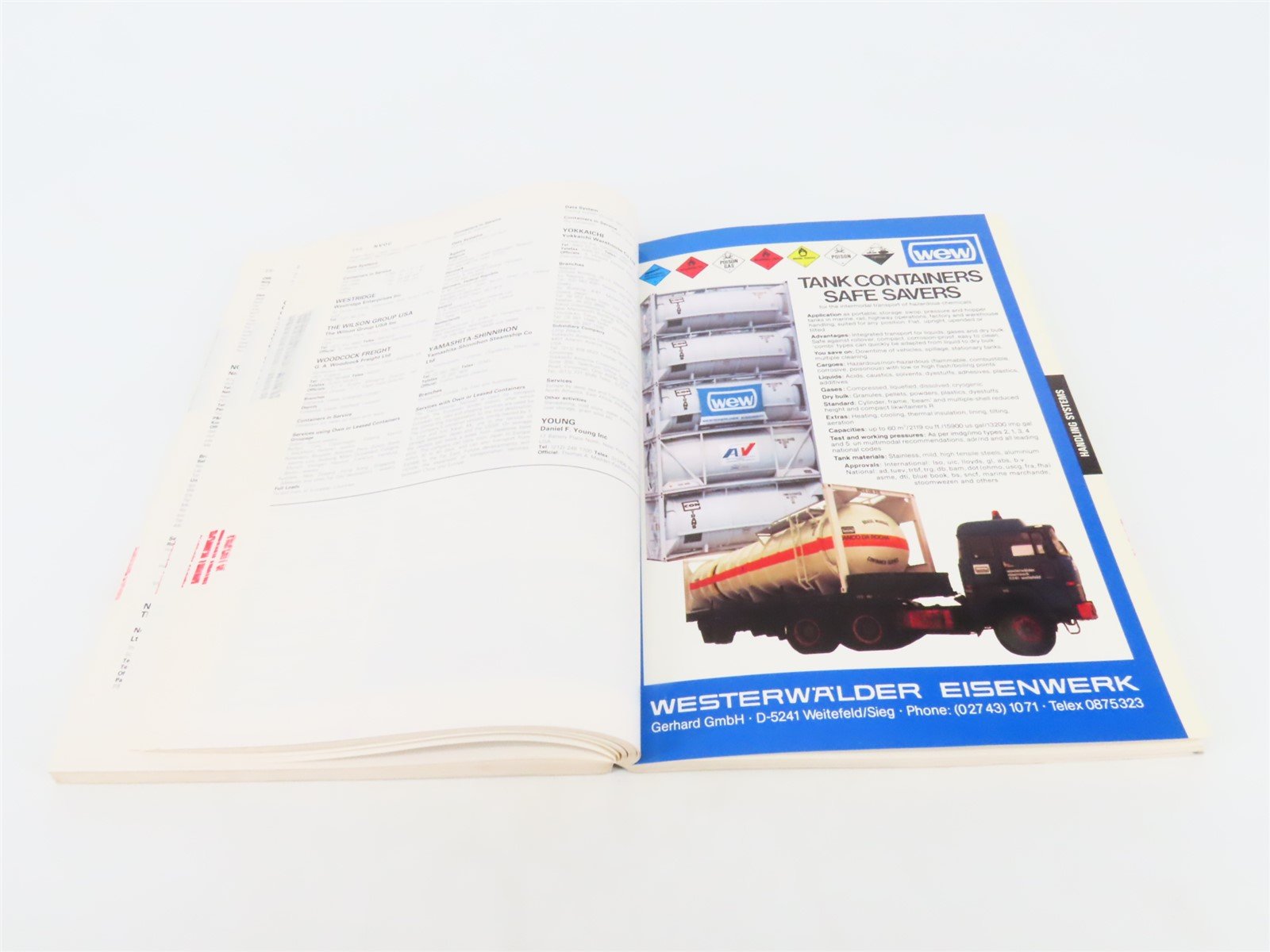 Jane's Containerisation Directory 1990-91 by Patrick Hicks, Editor ©1990 SC Book