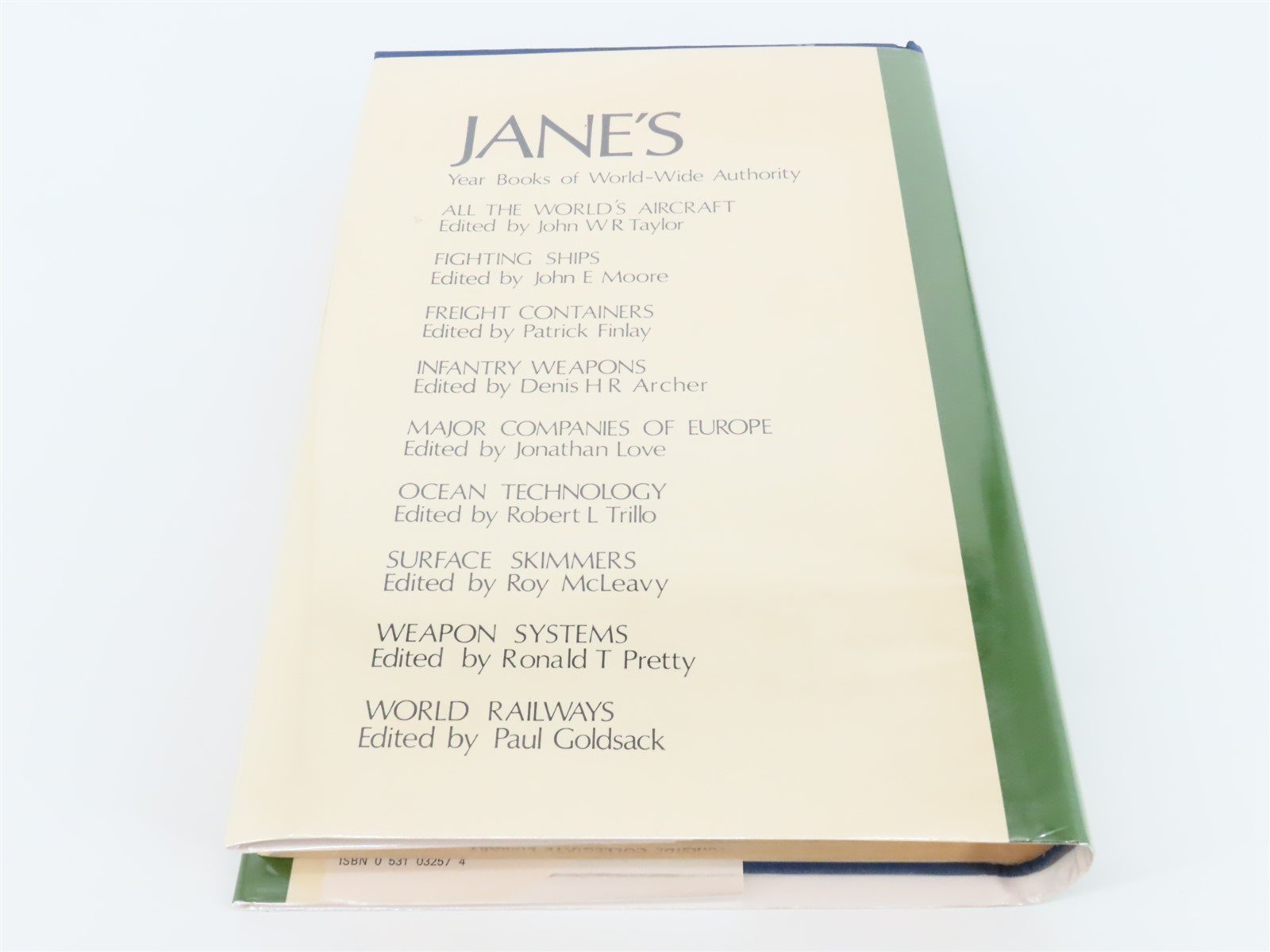 Jane's Ocean Technology 1976-77 by Robert L Trillo, Editor ©1985 HC Book