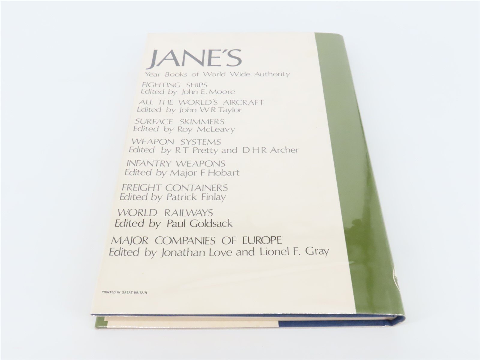 Jane's Ocean Technology 1974-75 by Robert L Trillo, Editor ©1974 HC Book