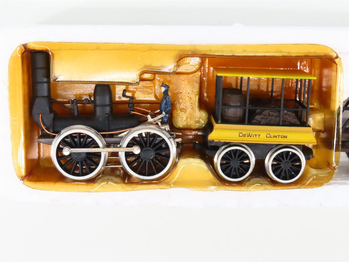 HO Scale Bachmann 40-130 &quot;The DeWitt Clinton&quot; 0-4-0 Steam Passenger Train Set