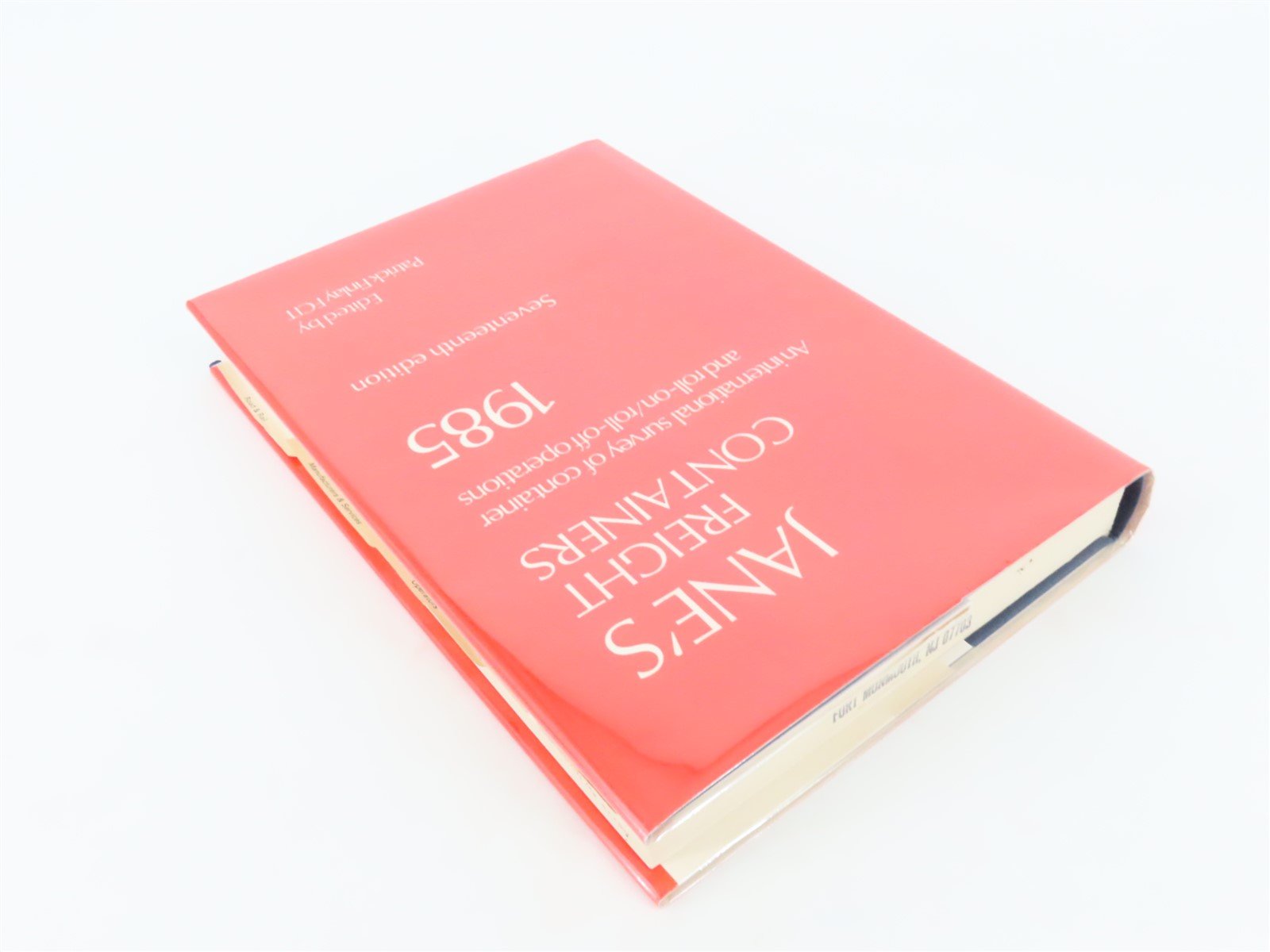 Jane's Freight Containers Seventeenth Edition by P. Finlay FCIT, Editor ©1985