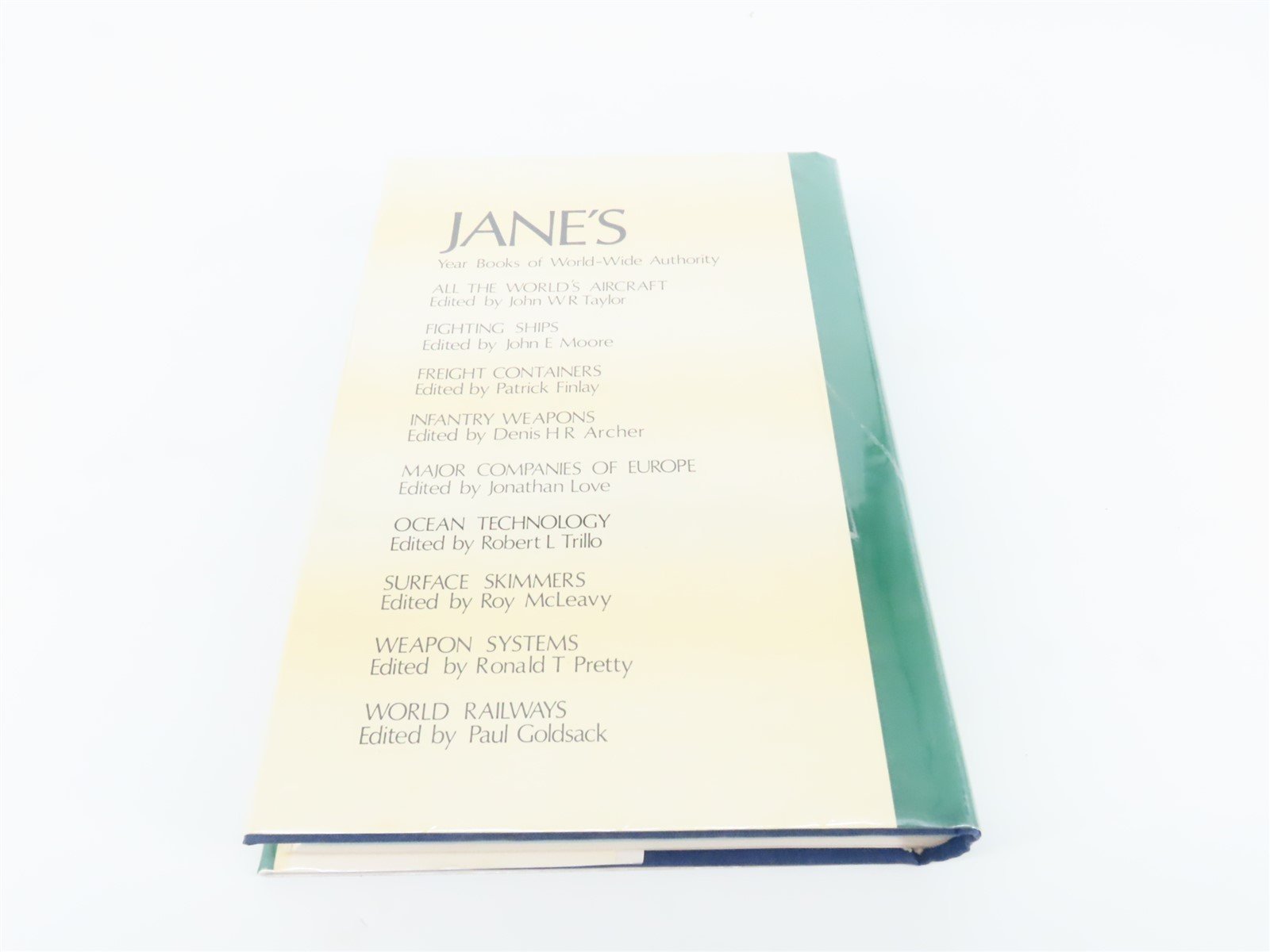 Jane's World Railways And Rapid Transit Systems by P. Goldsack, Editor ©1976 HC