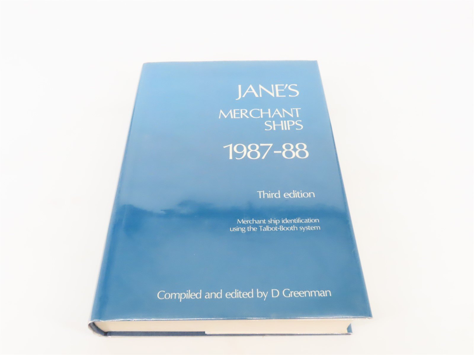 Jane's Merchant Ships 1987-88 Third Edition by D. Greenman ©1987 HC Book