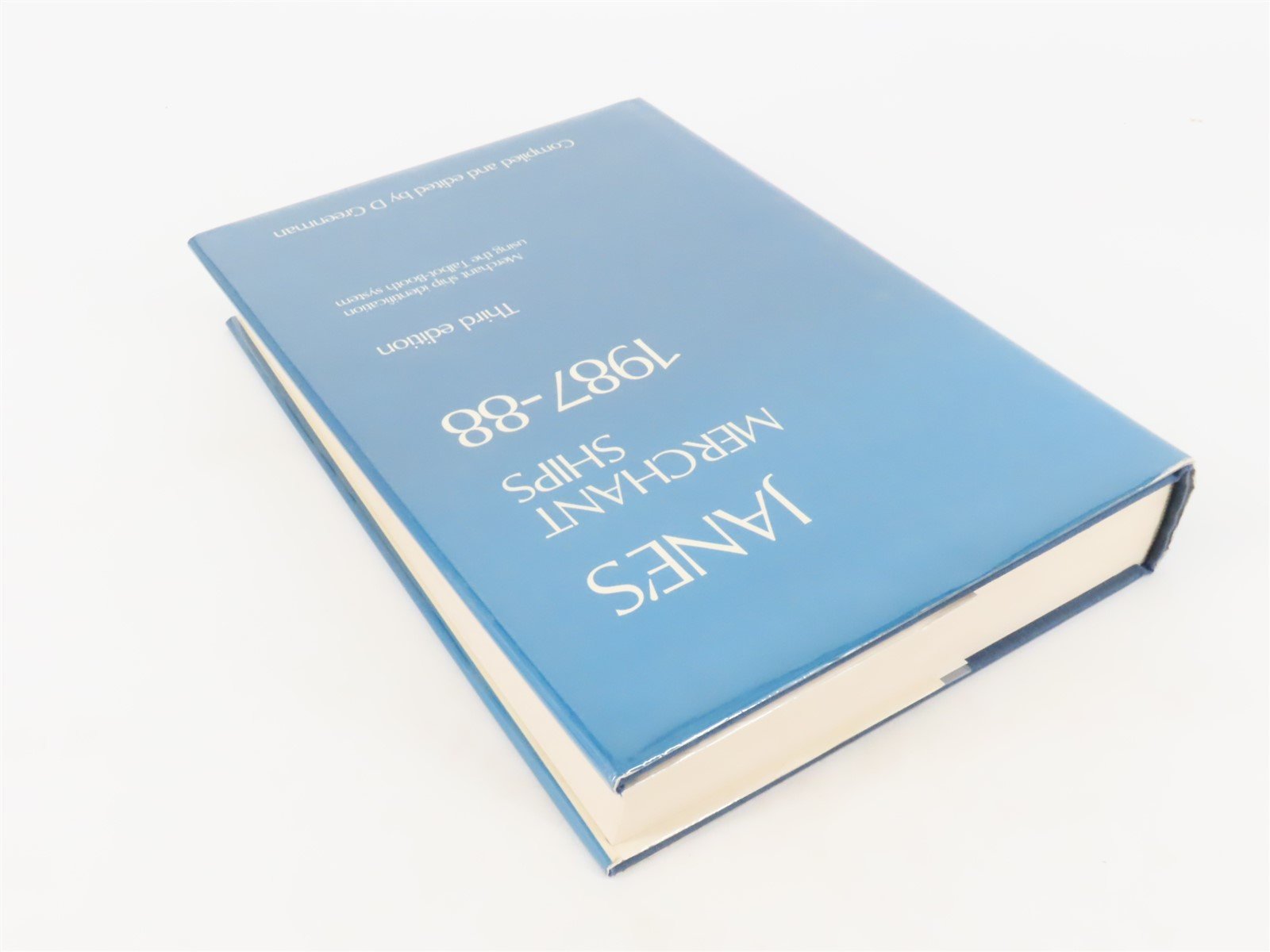 Jane's Merchant Ships 1987-88 Third Edition by D. Greenman ©1987 HC Book