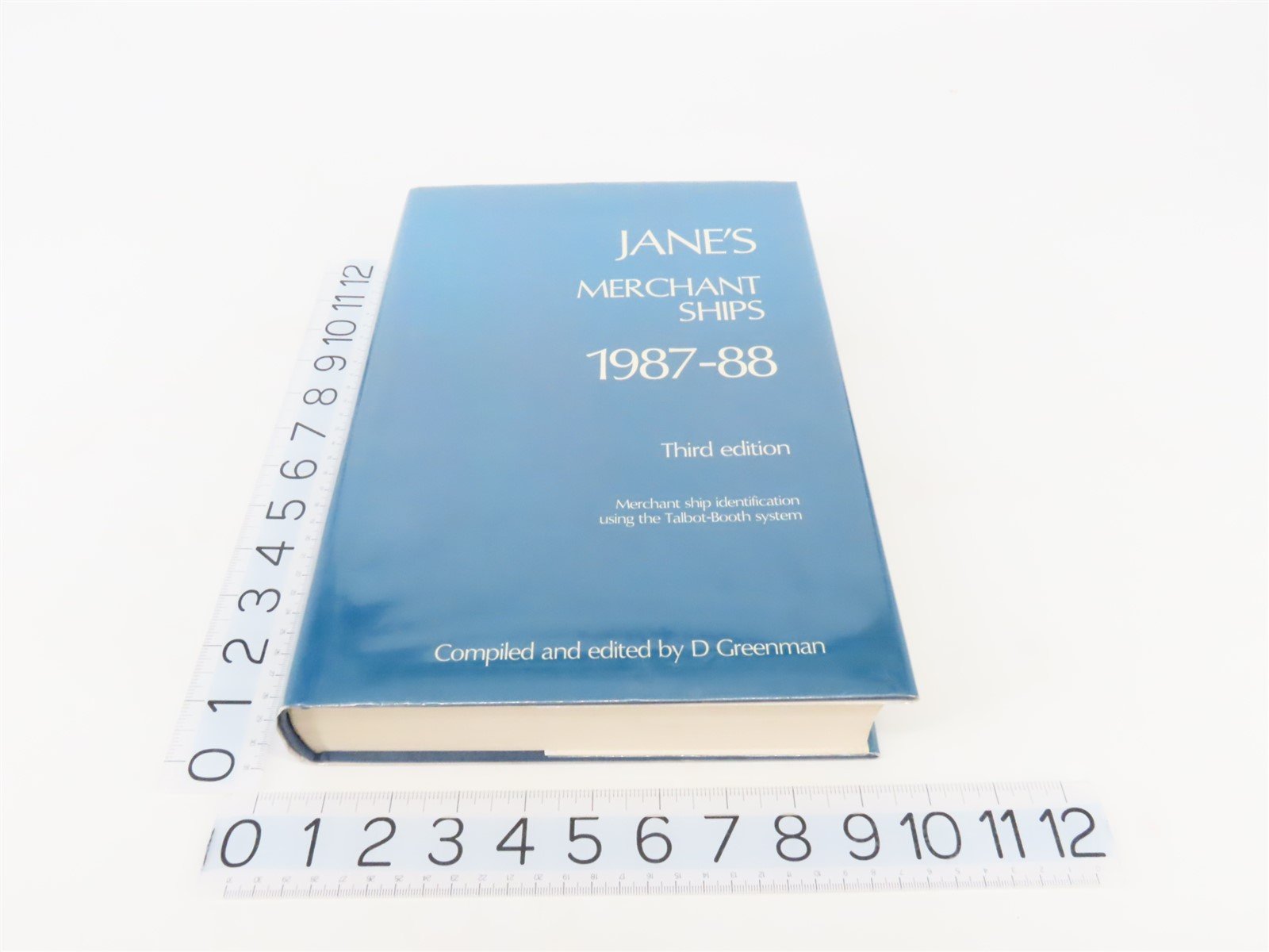 Jane's Merchant Ships 1987-88 Third Edition by D. Greenman ©1987 HC Book