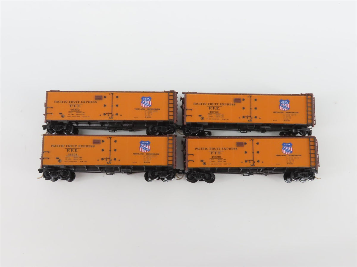 LOT of 12 N Scale InterMountain SP UP PFE Pacific Fruit Express Reefers