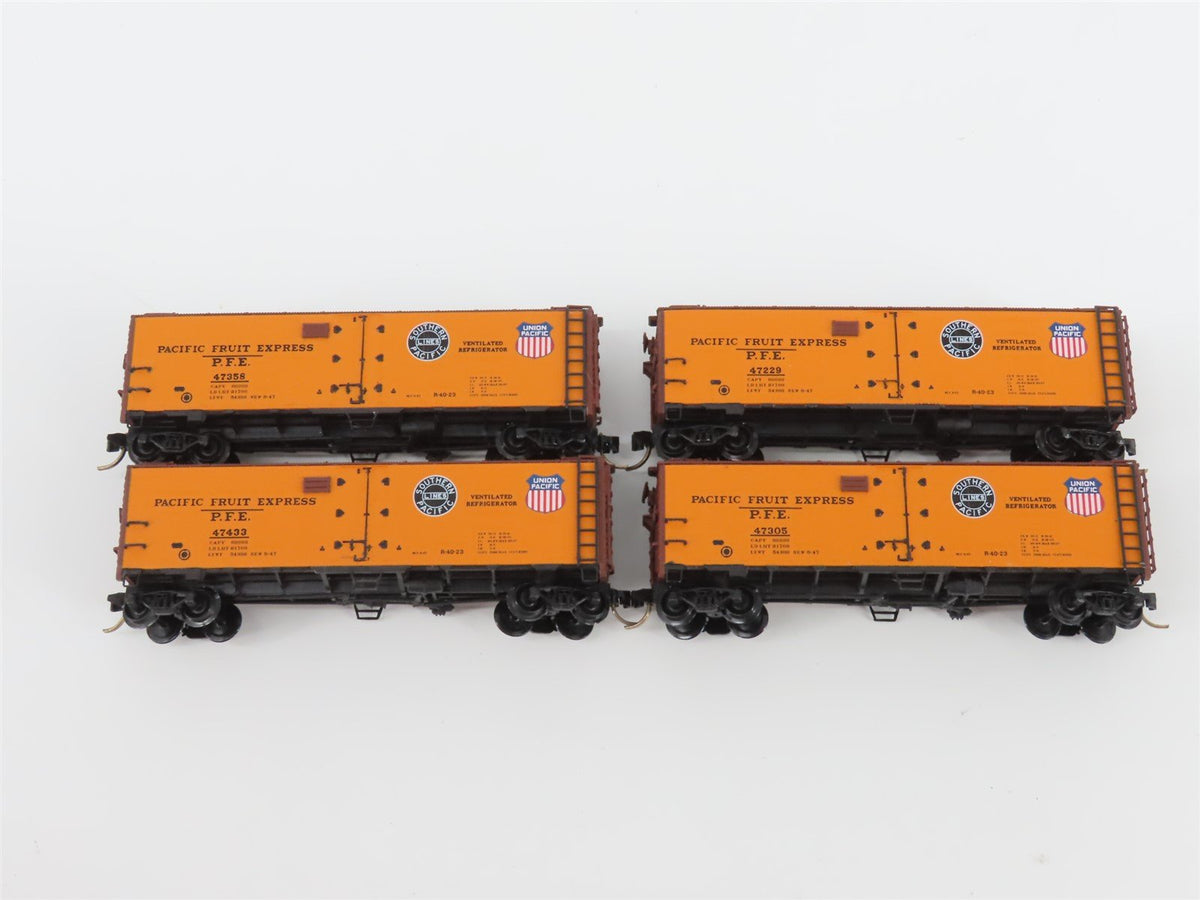 LOT of 12 N Scale InterMountain SP UP PFE Pacific Fruit Express Reefers