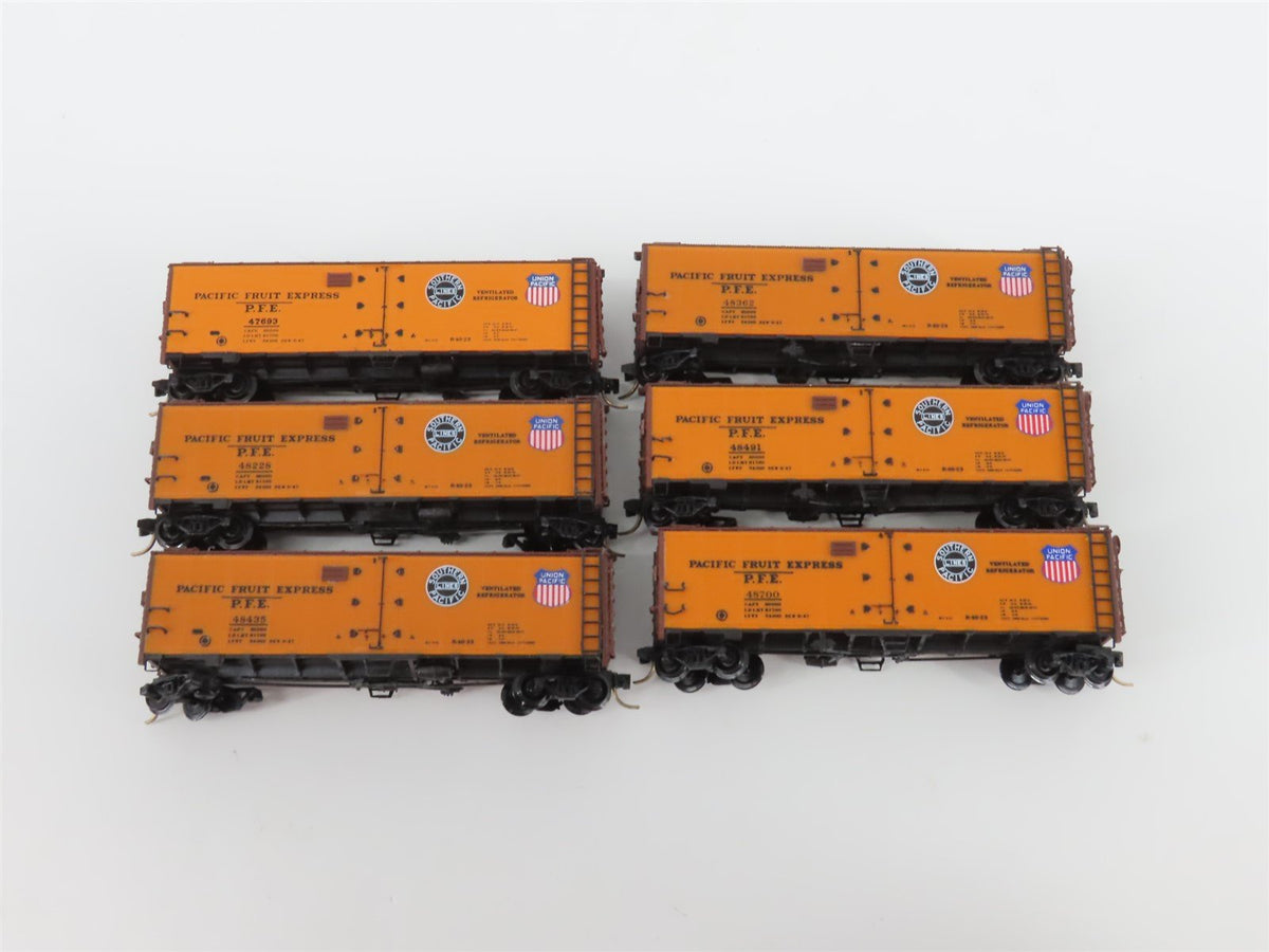 LOT of 12 N Scale InterMountain SP UP PFE Pacific Fruit Express Reefers