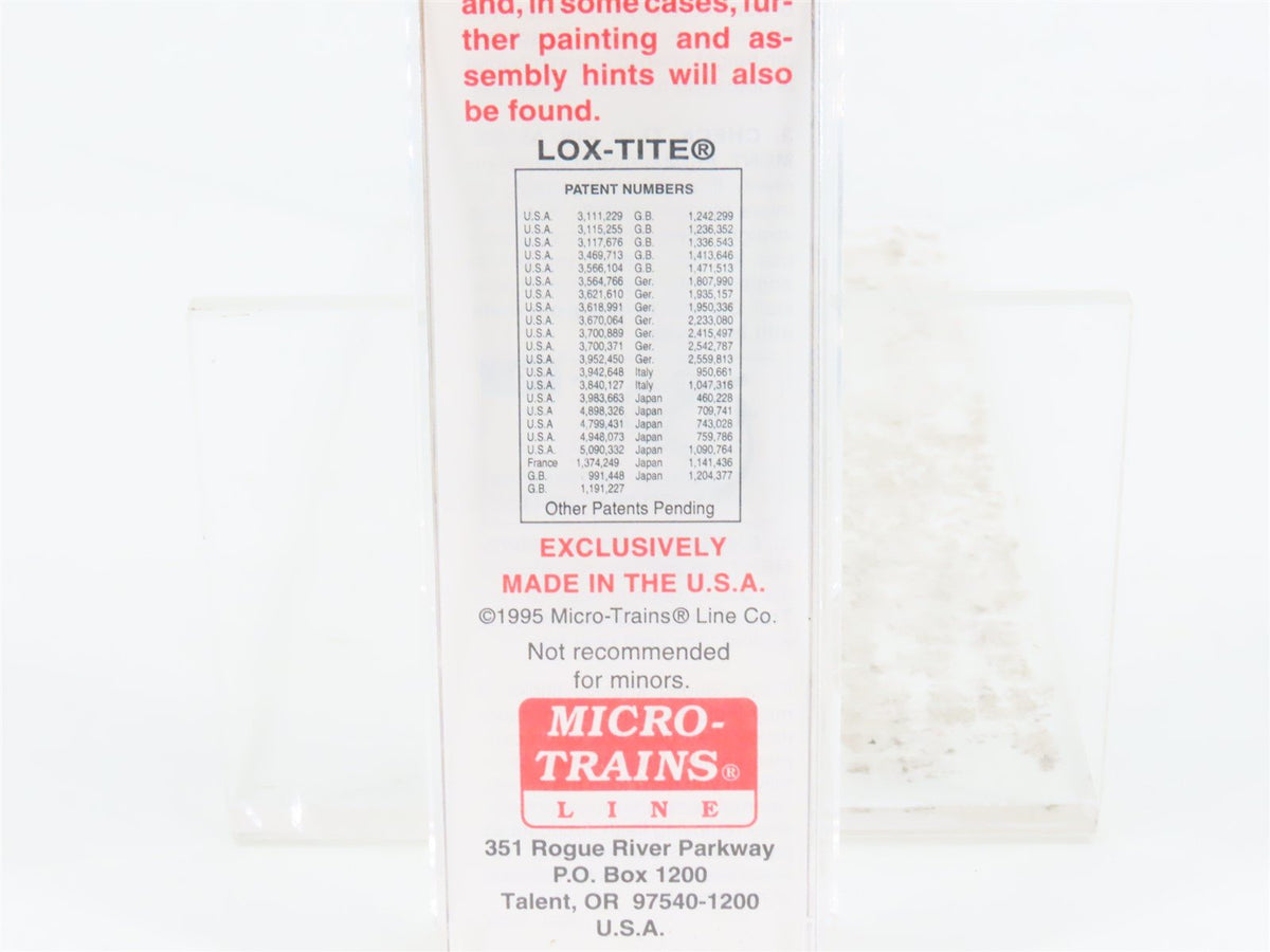 N Scale Micro-Trains MTL 53050 MILW Milwaukee Road 60&#39; Centerbeam Flatcar #63056